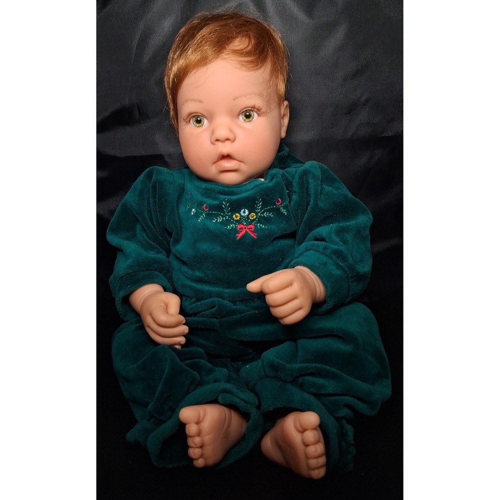 1998 Lee Middleton doll "Precious in Green" by Reva Schick Original 706 Of 1500